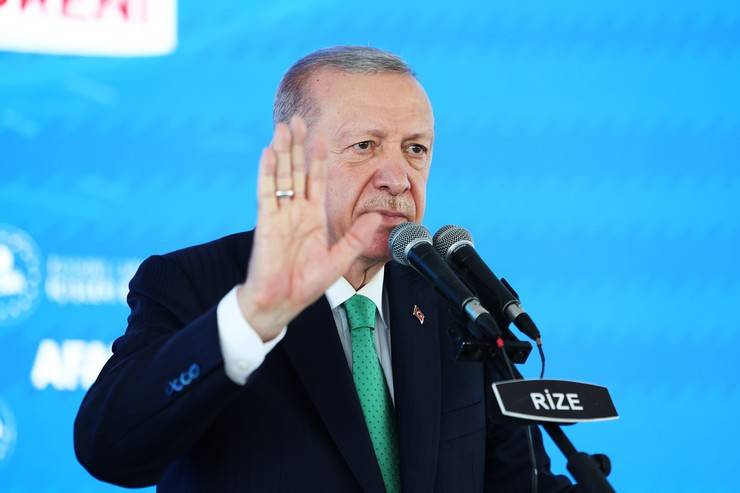 Cumhurbaşkanı Erdoğan, Rize'de Toplu Açılış Töreni'nde 37