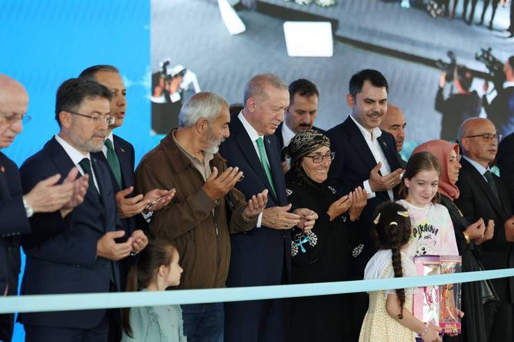 Cumhurbaşkanı Erdoğan, Rize'de Toplu Açılış Töreni'nde 38