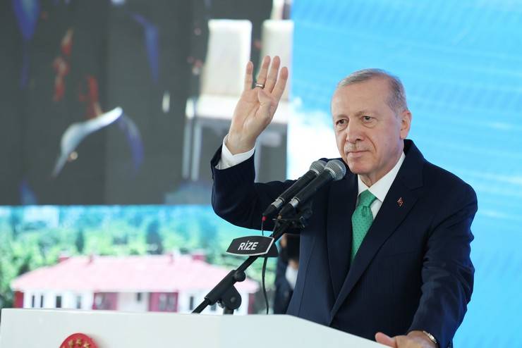 Cumhurbaşkanı Erdoğan, Rize'de Toplu Açılış Töreni'nde 6