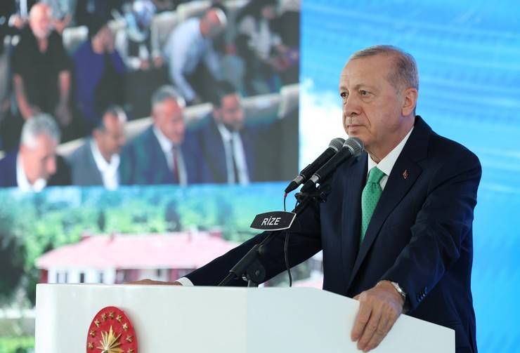 Cumhurbaşkanı Erdoğan, Rize'de Toplu Açılış Töreni'nde 7