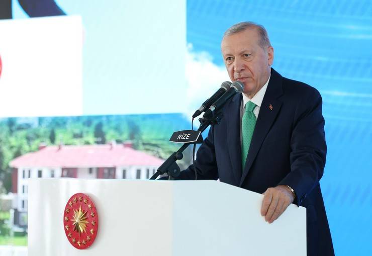 Cumhurbaşkanı Erdoğan, Rize'de Toplu Açılış Töreni'nde 9