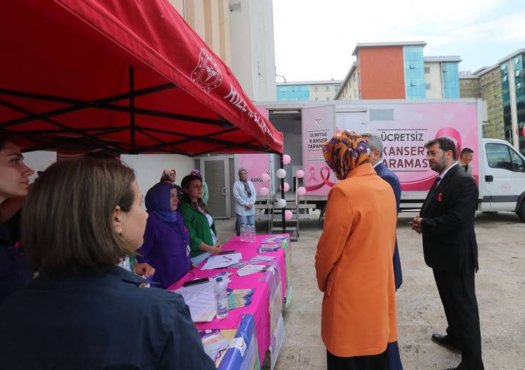 Rize'de Valilik personeline Ücretsiz Kanser Taraması yapıldı 5