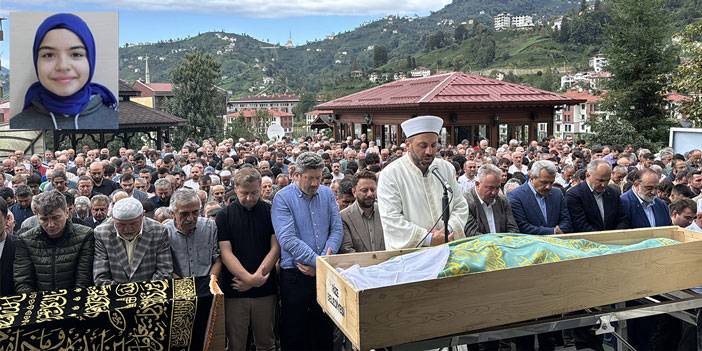 Rize'de merdiven boşluğuna düşerek ölen 13 yaşındaki Gizem'in cenazesi defnedildi