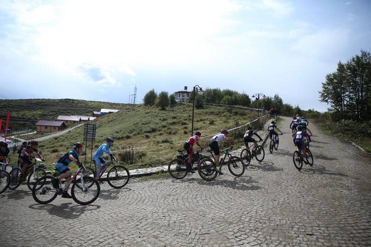 Rize'de Uluslararası MTB Cup Dağ Bisikleti Yarışları yapıldı 9