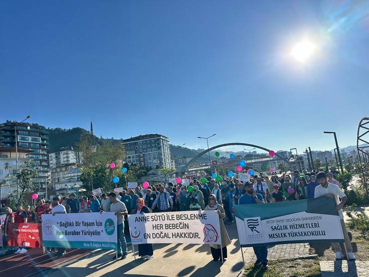 Rize’de yoğun katılımlı Dünya Yürüyüş Günü etkinliği 1