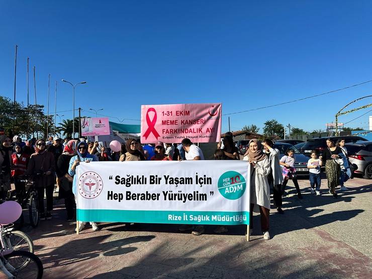 Rize’de yoğun katılımlı Dünya Yürüyüş Günü etkinliği 12