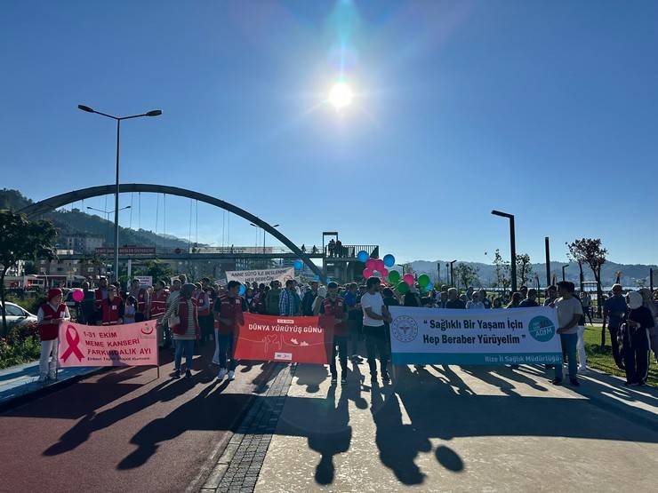 Rize’de yoğun katılımlı Dünya Yürüyüş Günü etkinliği 18