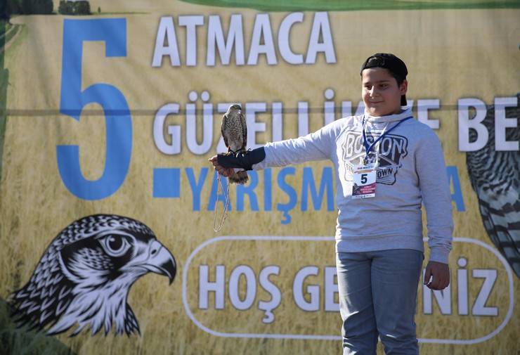 Rize'de atmaca güzellik ve beceri yarışması düzenlendi 10