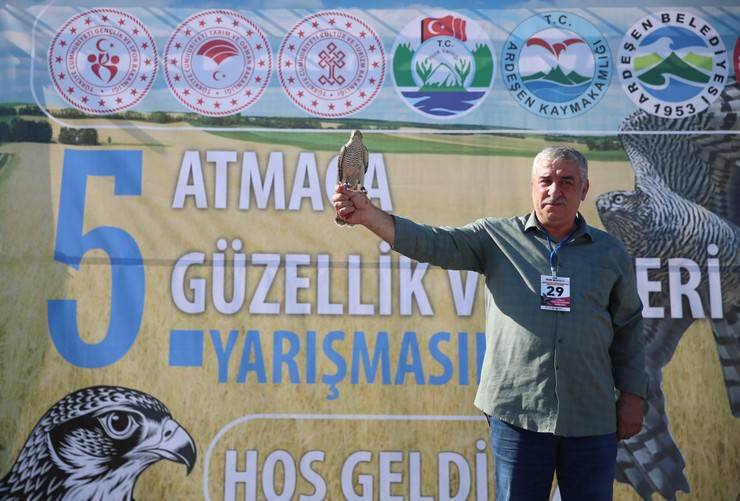 Rize'de atmaca güzellik ve beceri yarışması düzenlendi 17