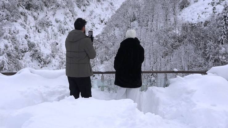 Ayder Yaylası’ndan kar manzaraları 1