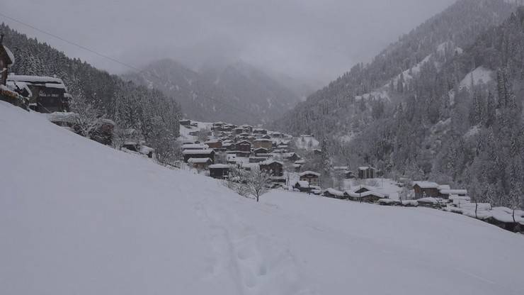 Ayder Yaylası’ndan kar manzaraları 4