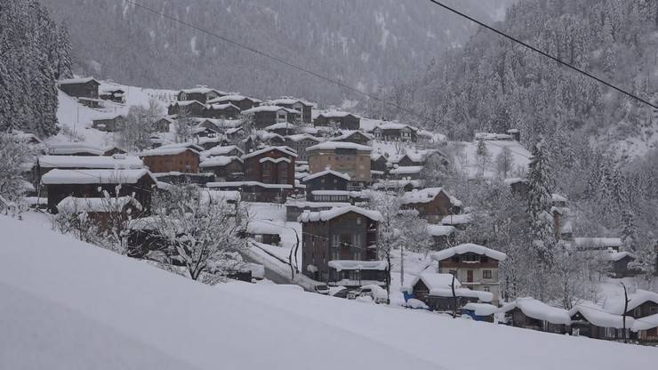 Ayder Yaylası’ndan kar manzaraları 5