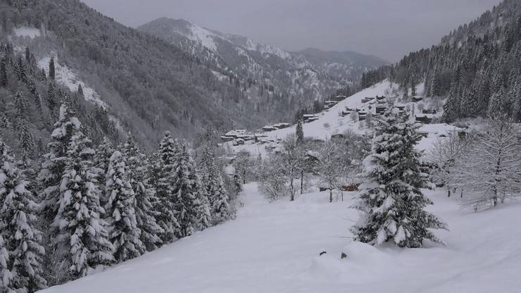 Ayder Yaylası’ndan kar manzaraları 7