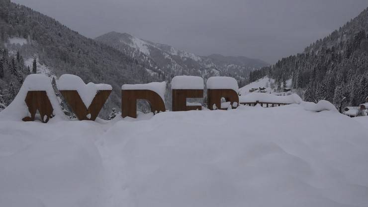 Ayder Yaylası’ndan kar manzaraları 8