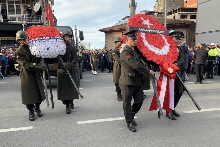 Rizeli Şehit Teğmen Ceyhun Kalyoncu son yolculuğuna uğurlandı 35