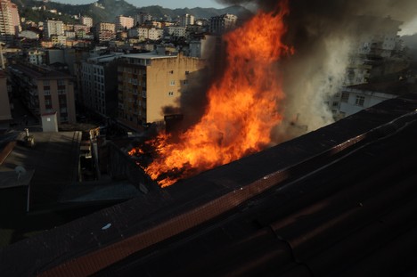 Rize'de Korkunç Yangın 14