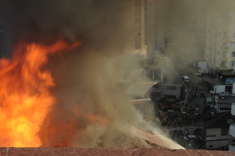 Rize'de Korkunç Yangın 18
