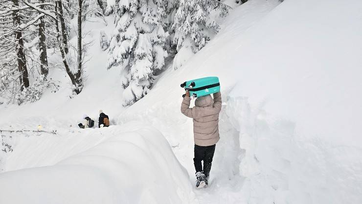 Rize'de kar ve soğuk hava etkili oluyor 4