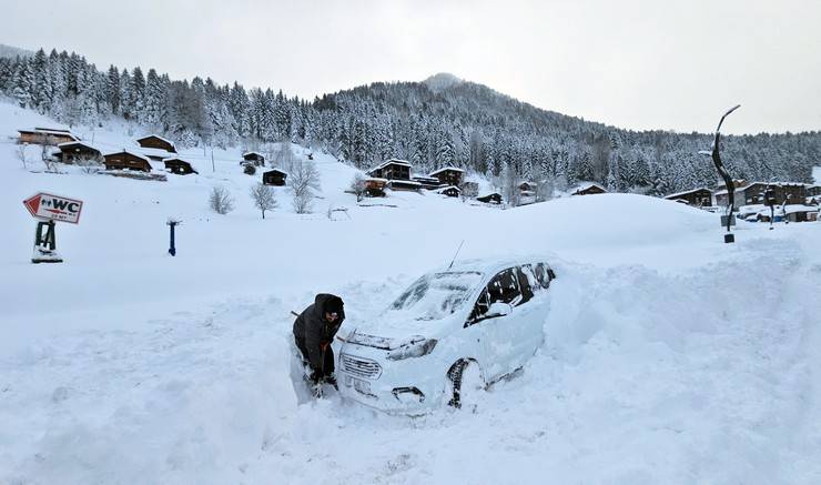 Rize'de kar ve soğuk hava etkili oluyor 7