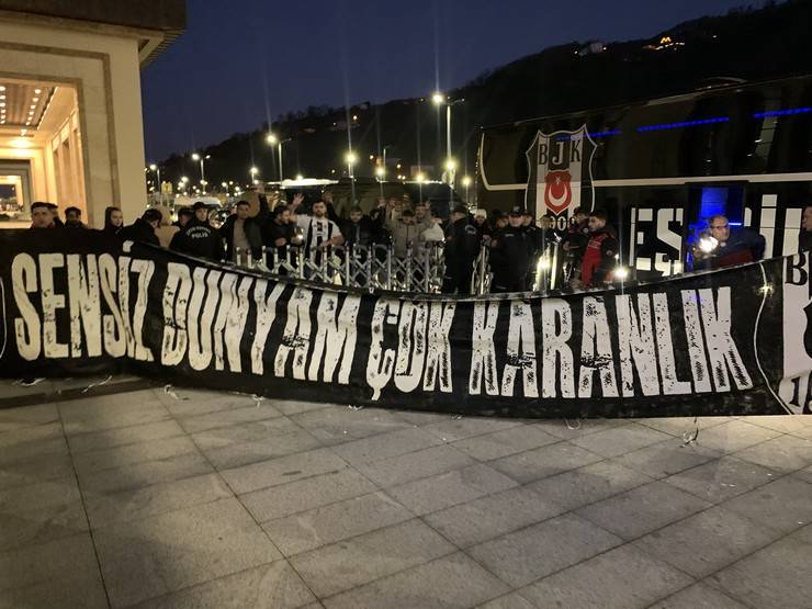 Beşiktaş kafilesi Rize’de 28