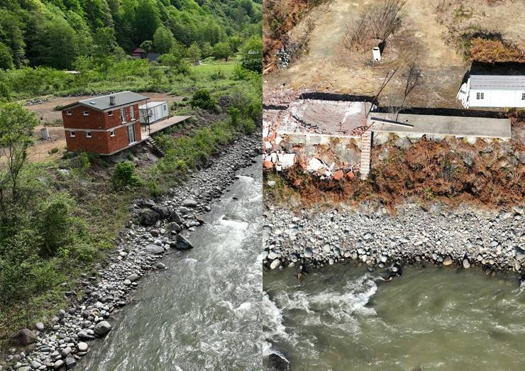 Fırtına Vadisi'nde Kaçak Yapılar Yıkılıyor 1