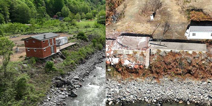 Fırtına Vadisi'nde Kaçak Yapılar Yıkılıyor