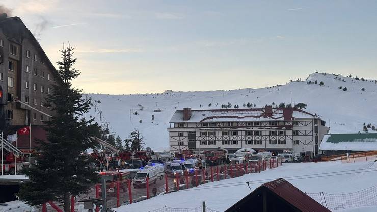 Kartalkaya’da otel yangını 25