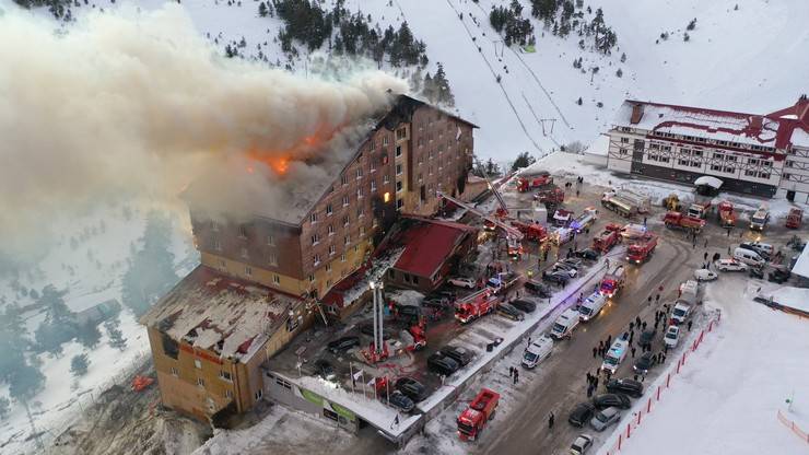 Kartalkaya’da otel yangını 29