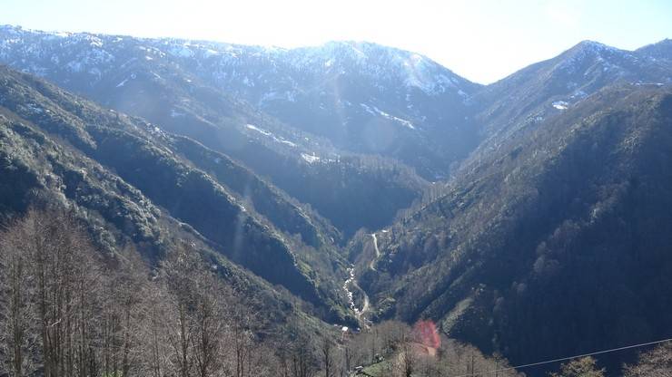 Rize'de yol yapıldı, teleferikle tehlikeli yolculuk son buldu 2