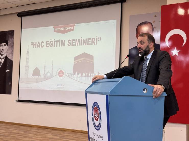 Rize'den Kutsal Topraklara Yolculuk Başlıyor: Hacı Adaylarına Eğitim Seminerleri Tamamlandı 5