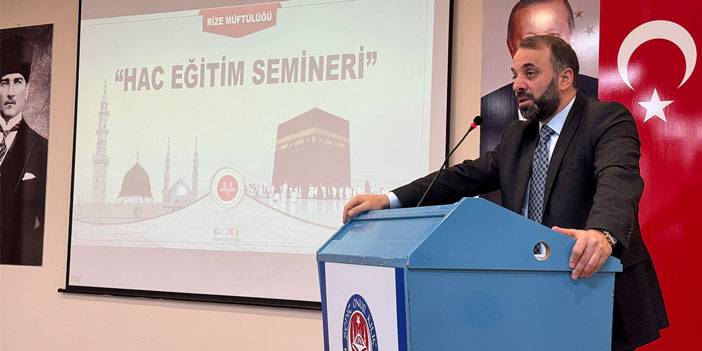 Rize'den Kutsal Topraklara Yolculuk Başlıyor: Hacı Adaylarına Eğitim Seminerleri Tamamlandı