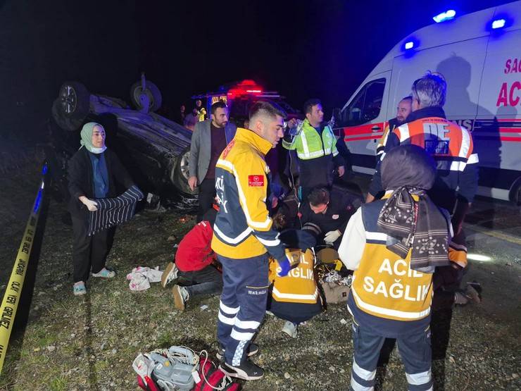 Rize’de Trafik Kazası 3 Ölü, 2 Yaralı 1
