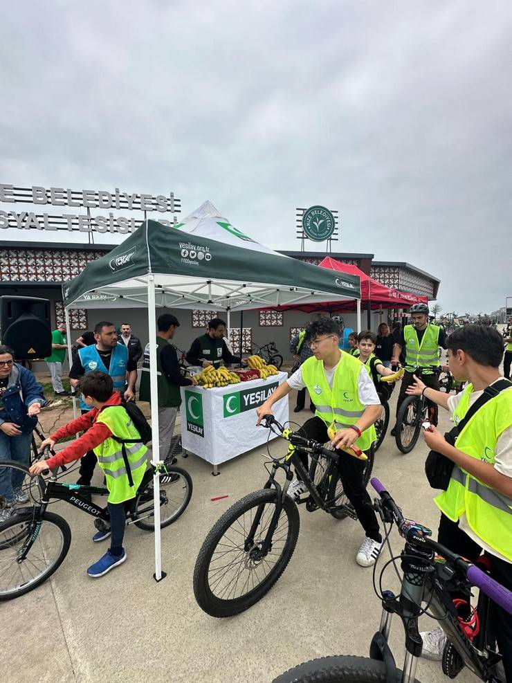 Rize'de 12. Yeşilay Bisiklet Turu Sağlıklı Yaşam İçin Pedalladı 19