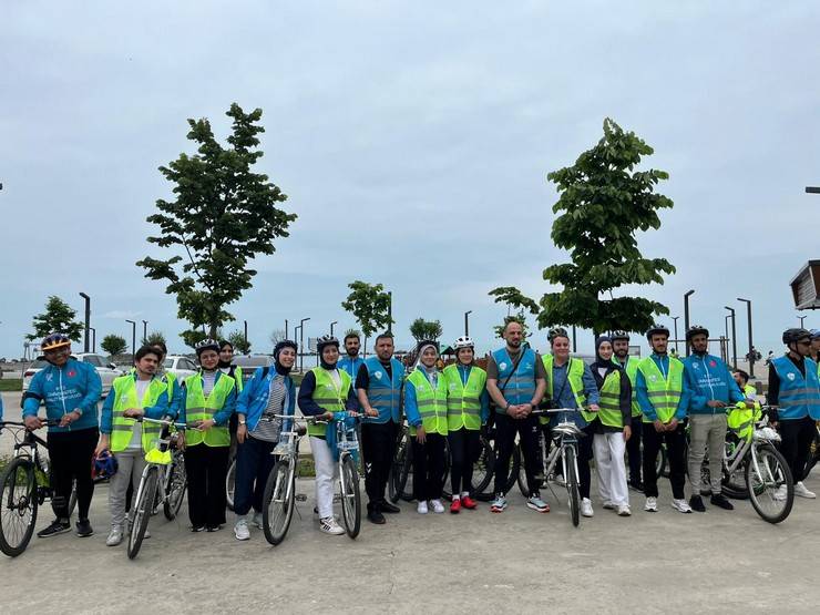 Rize'de 12. Yeşilay Bisiklet Turu Sağlıklı Yaşam İçin Pedalladı 4