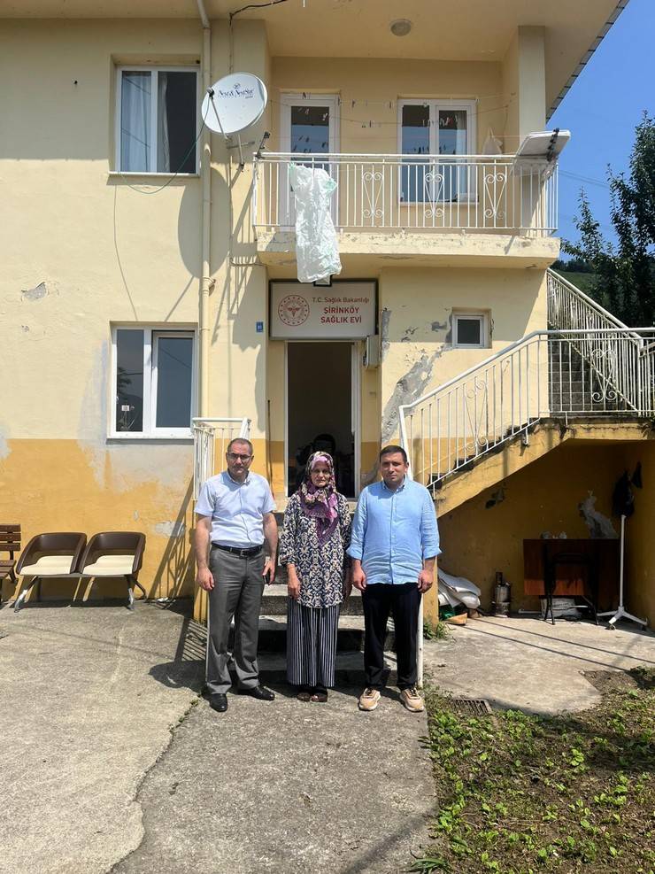 Rize İl Sağlık Müdürü Demiral'dan ASM ve Sağlık Evi Ziyaretleri 12