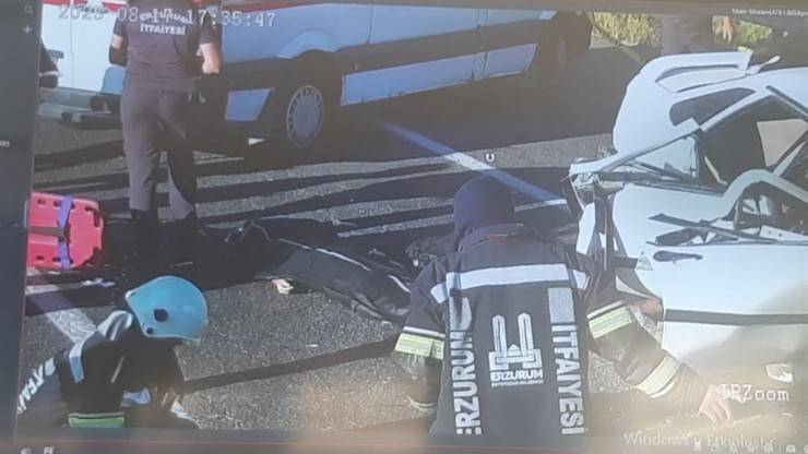 Rize plakalı araç kaza yaptı 4 ölü 3