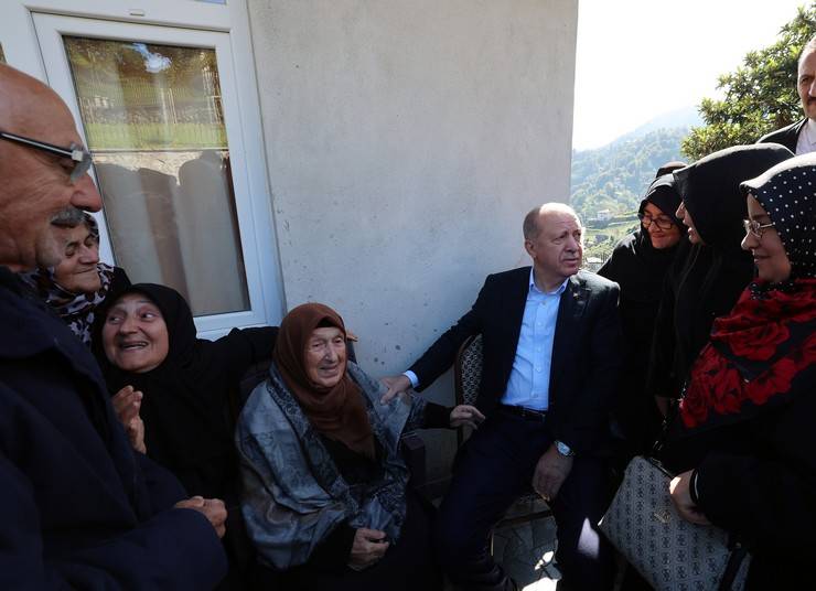 Cumhurbaşkanı Erdoğan Ayder Yaylası'nı ziyaret etti 2