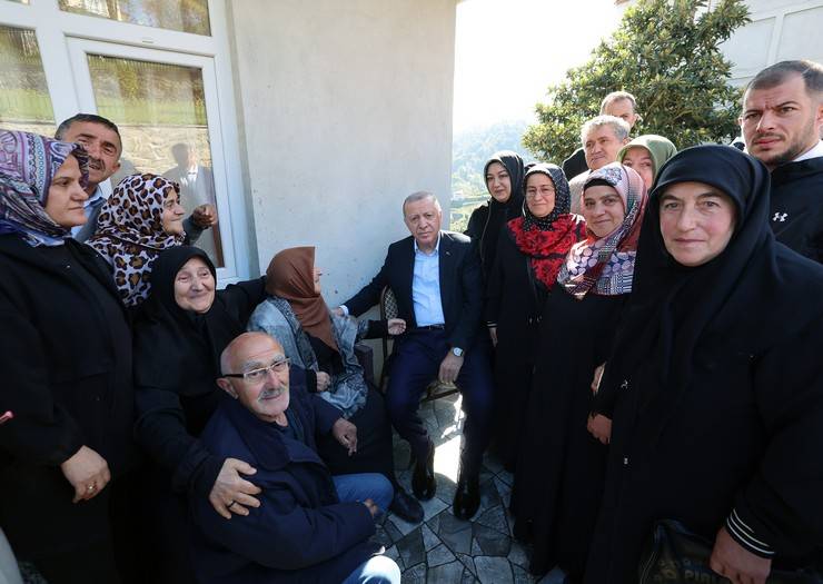 Cumhurbaşkanı Erdoğan Ayder Yaylası'nı ziyaret etti 3