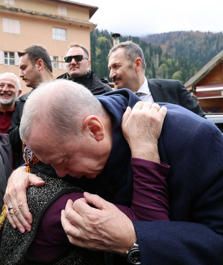 Cumhurbaşkanı Erdoğan Ayder Yaylası'nı ziyaret etti 7