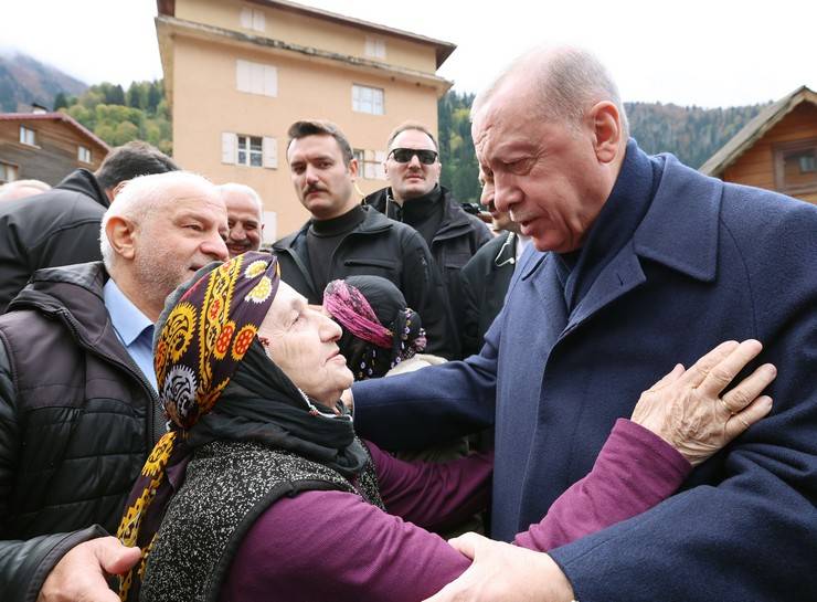 Cumhurbaşkanı Erdoğan Ayder Yaylası'nı ziyaret etti 8