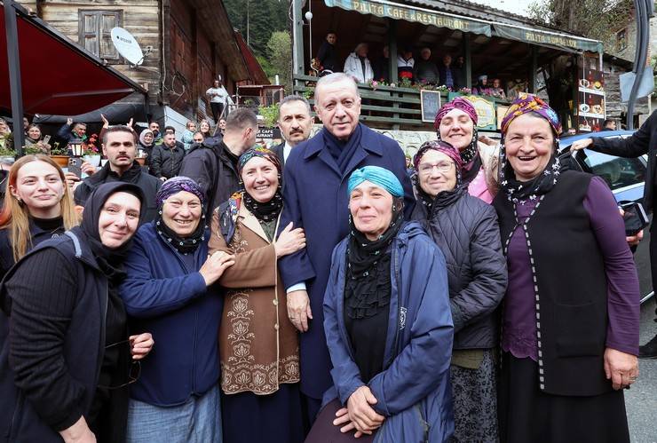 Cumhurbaşkanı Erdoğan, Ayder'de Tenzile Erdoğan Termal Tesisi'nin açılışını yaptı 11