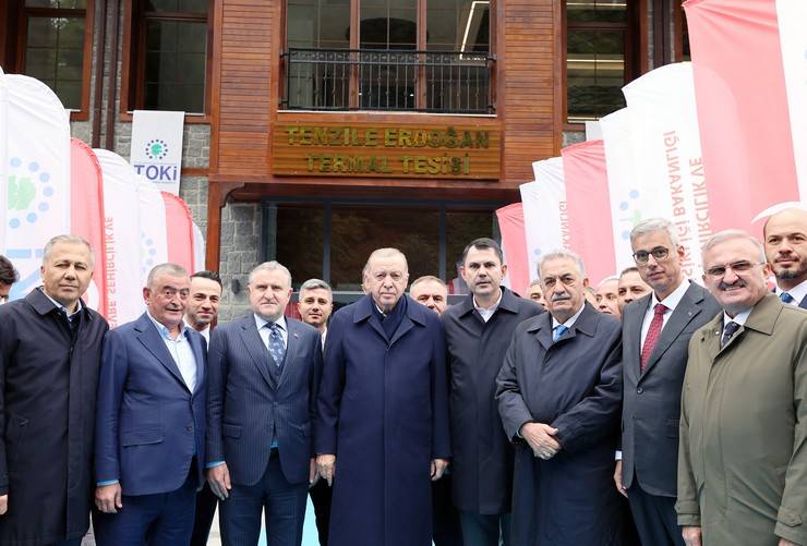 Cumhurbaşkanı Erdoğan, Ayder'de Tenzile Erdoğan Termal Tesisi'nin açılışını yaptı 2