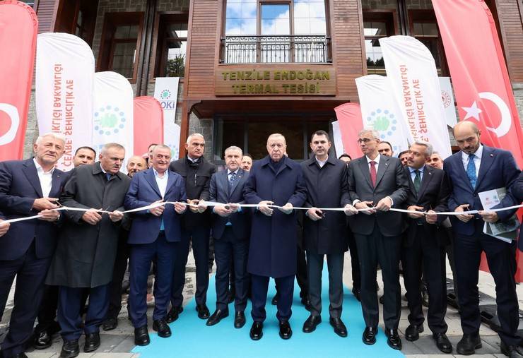 Cumhurbaşkanı Erdoğan, Ayder'de Tenzile Erdoğan Termal Tesisi'nin açılışını yaptı 23