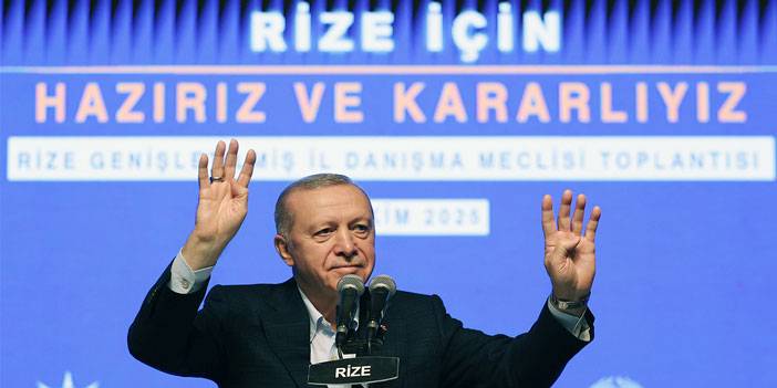 Cumhurbaşkanı Erdoğan, Rize’de "AK Parti Genişletilmiş İl Danışma Meclis Toplantısı"nda konuştu