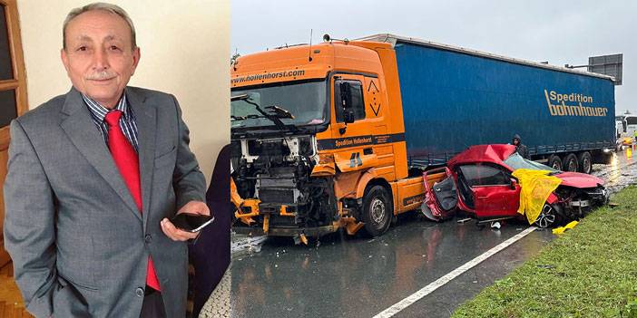 Rize'de karşı yöne geçen otomobilin tırla çarpışması sonucu 3 kişi öldü