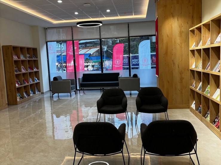 Rize İl Halk Kütüphanesi, Cumhurbaşkanı Erdoğan'ın Katıldığı Törenle Açıldı 12