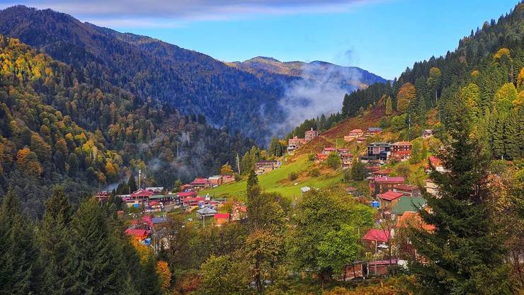 Rize'de Ayder Yaylası'nda sonbahar renkleri hakim oldu 10