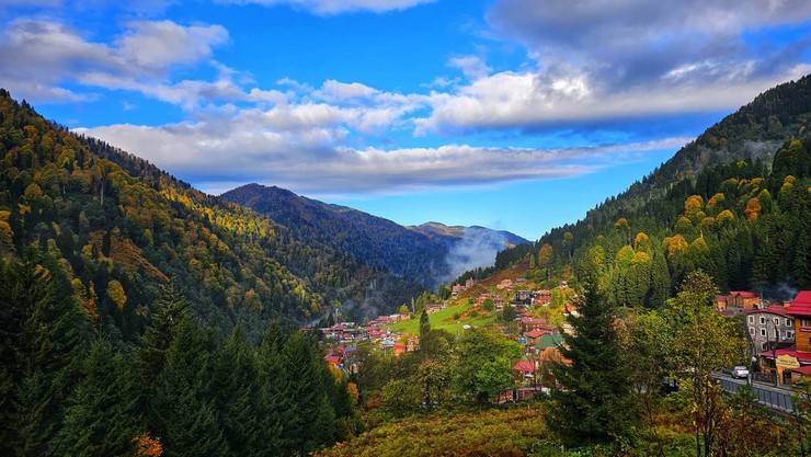 Rize'de Ayder Yaylası'nda sonbahar renkleri hakim oldu 2