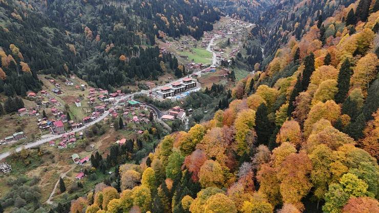 Rize'de Ayder Yaylası'nda sonbahar renkleri hakim oldu 7