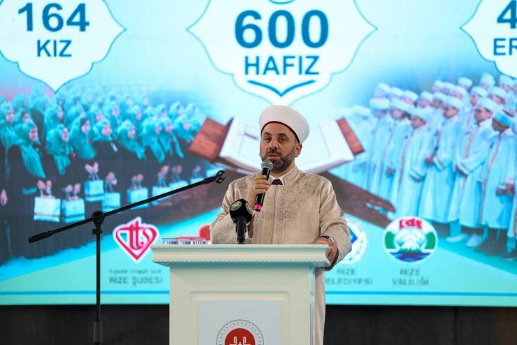 Rize'de 600 hafız için icazet töreni düzenlendi 9